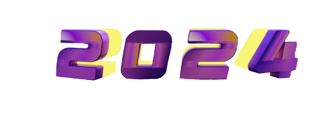 Animated Year 2024 Text Png