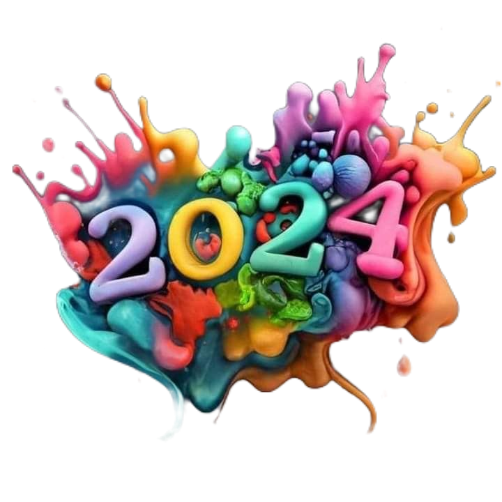 Animated Happy New Year 2024 Png
