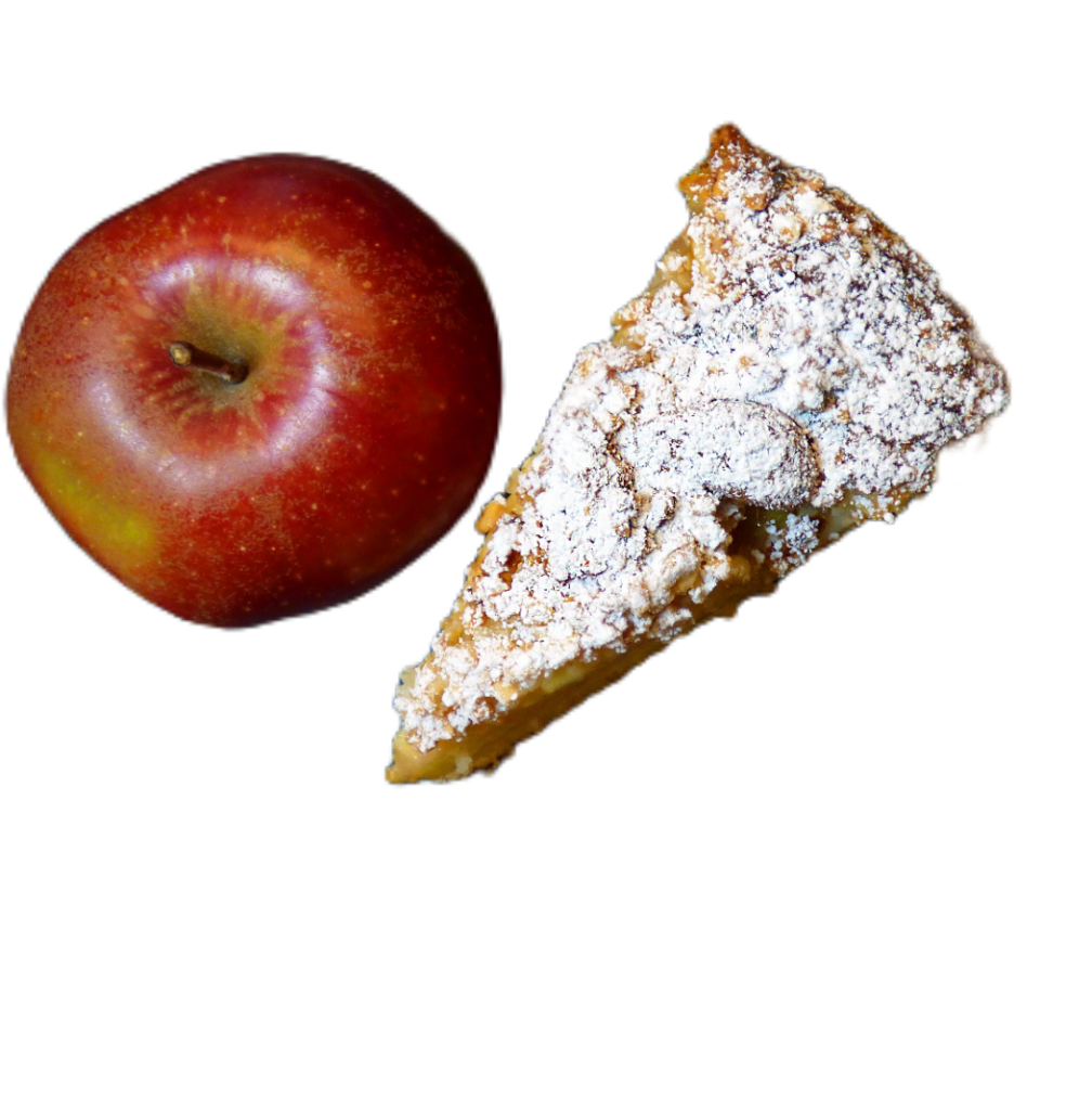 Apple Pie Slice and Apple Png