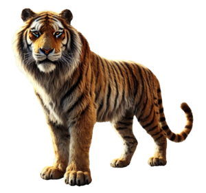 Royal Tiger PNG with transparent background