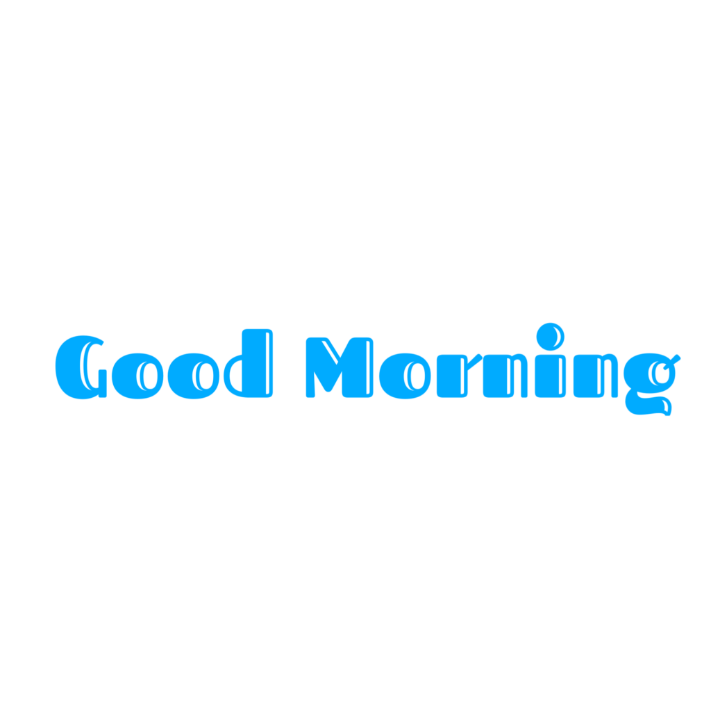 Good Morning PNG Download