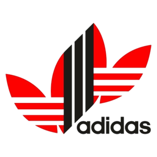 Red Black Adidas Logo Png