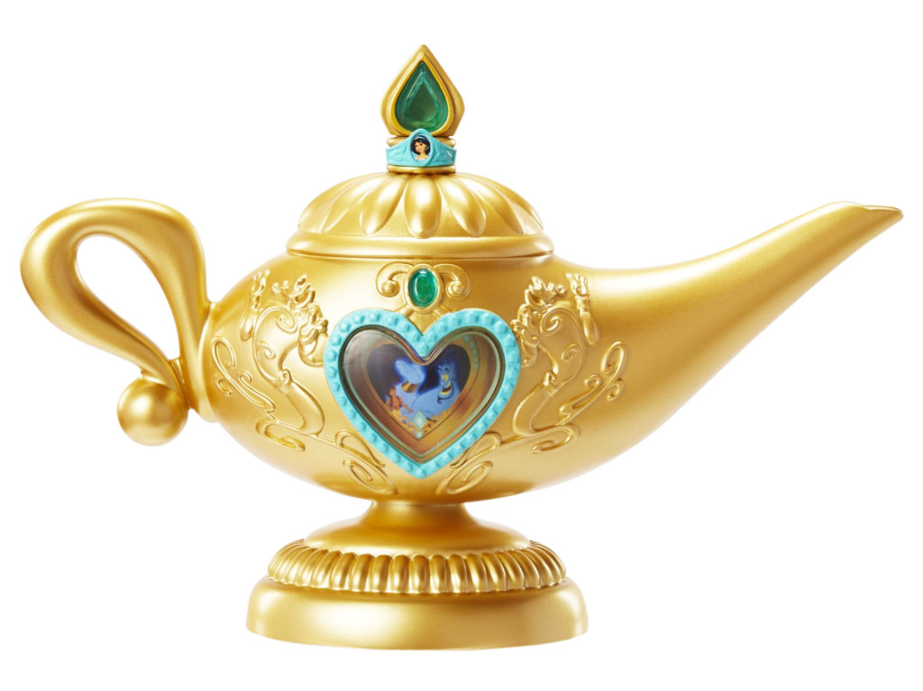 Golden Aladdin Genie Lamp Png
