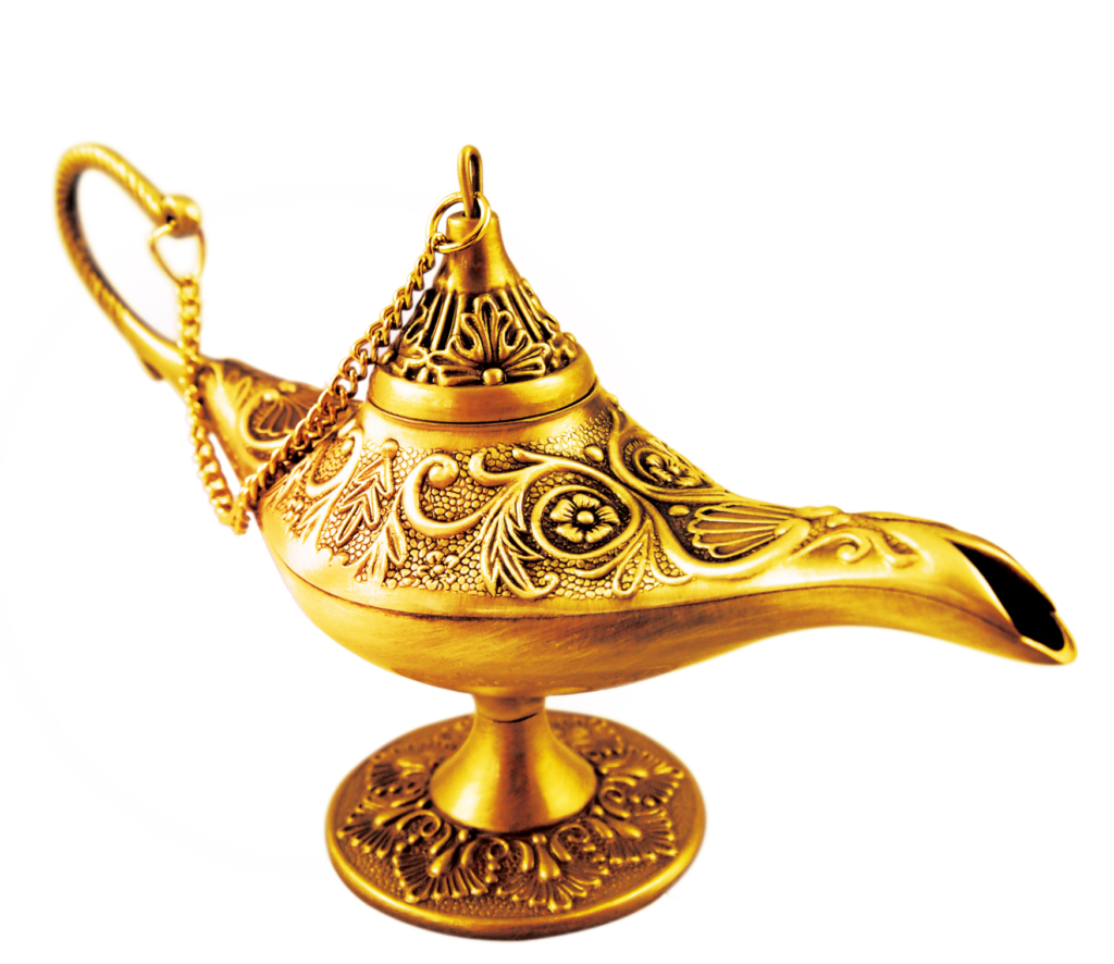 Golden Aladdin Lamp Png