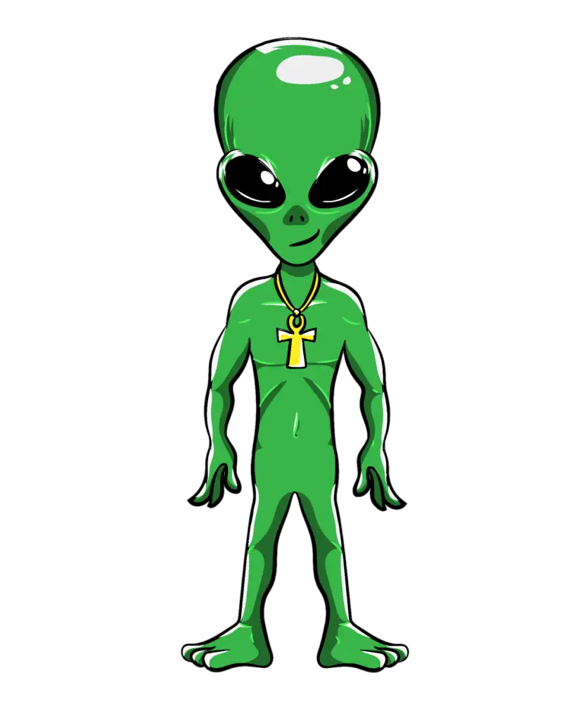 Green Alien Clip Art Png