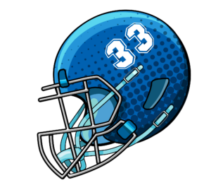 American Football Blue Helmet Png