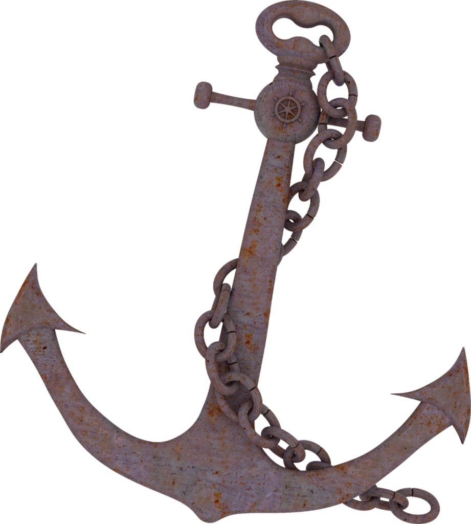 High-Resolution Old Anchor Png