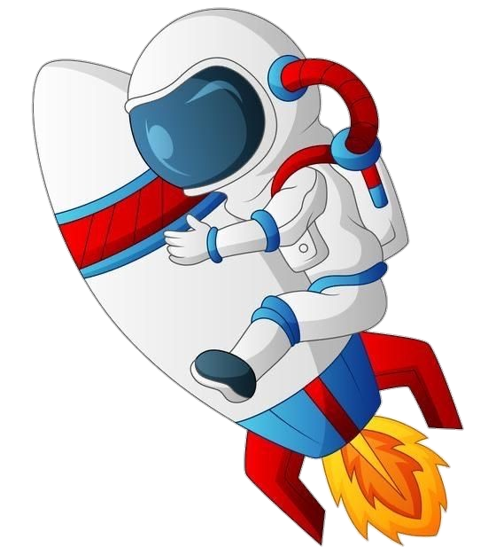 Rocket Astronaut Clipart Png
