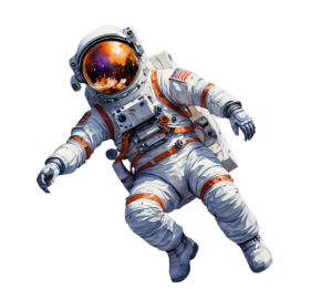 Astronaut illustration PNG