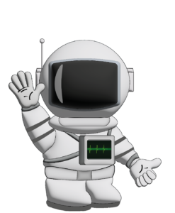 Robot Astronaut clipart PNG