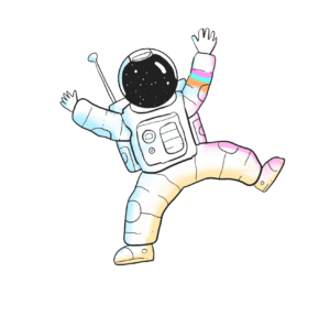 Astronaut illustration PNG