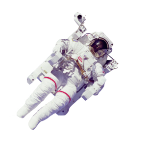 Floating Astronaut PNG 