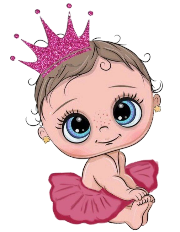 Princess Baby Girl clipart Png