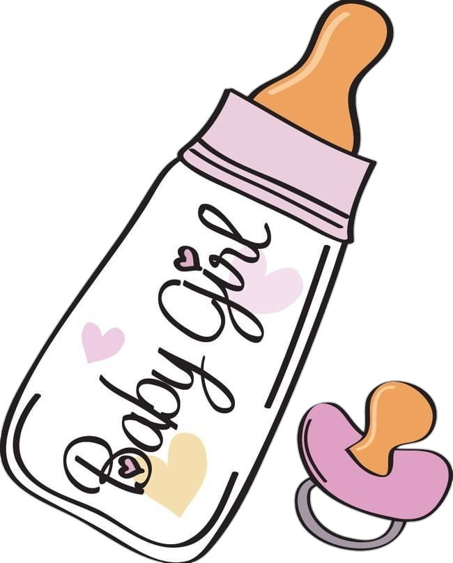 Girl Baby Bottle Clip art Png