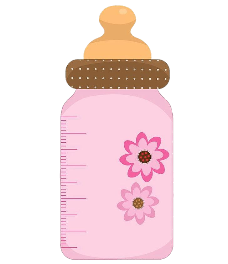Aesthetic Pink Baby Bottle Png