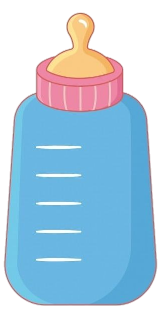 Blue Baby Bottle Clip Art Png