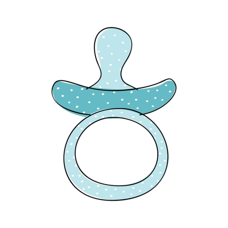 Aesthetic Baby pacifier png image