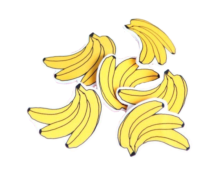 Banana Stickers PNG