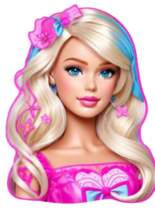 Beautiful Barbie Clipart PNG
