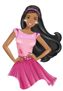 Black Barbie Clipart PNG