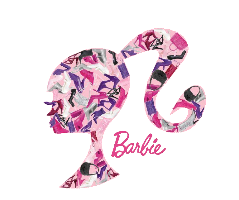 Aesthetic Barbie Logo PNG