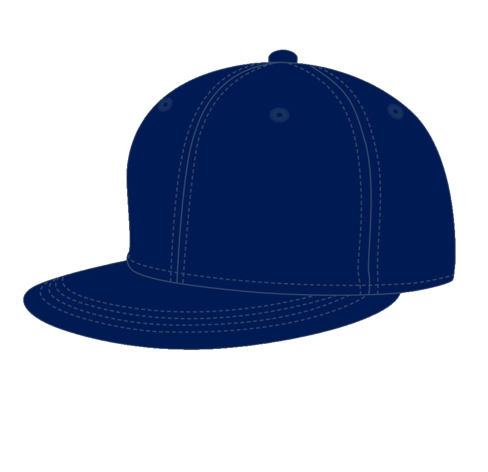 Dark blue Baseball Cap clipart PNG