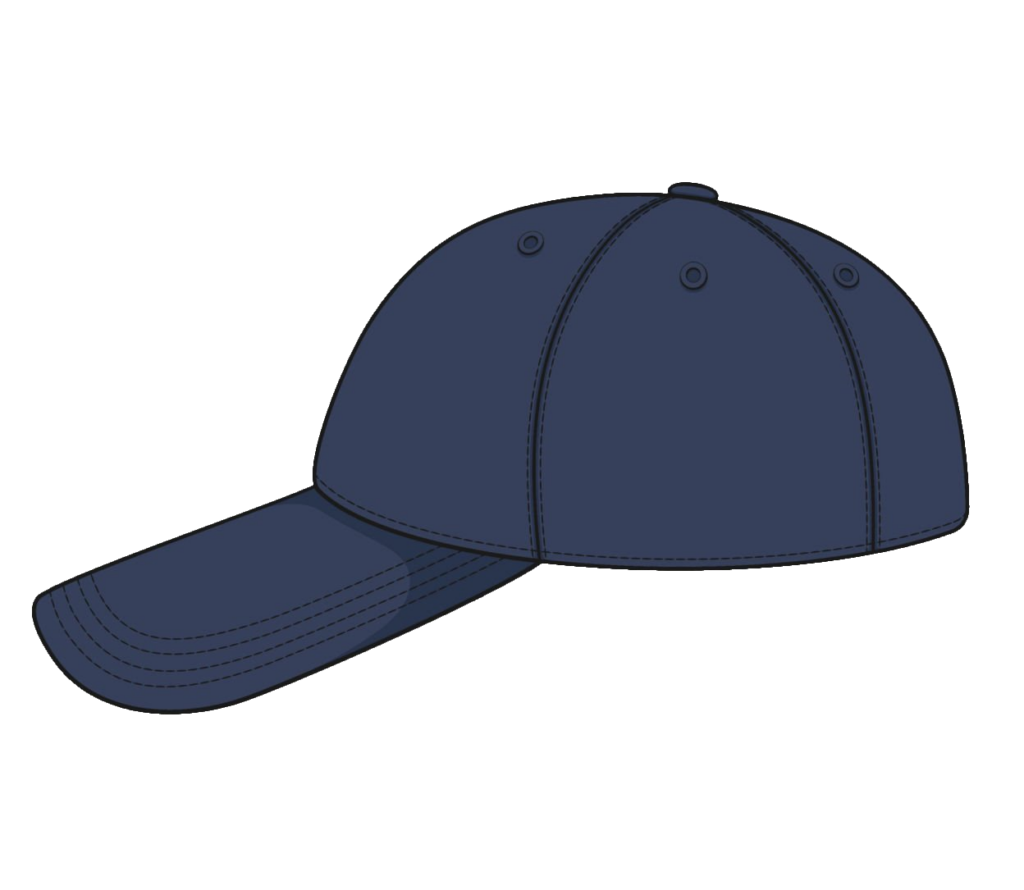 dark Blue Baseball Cap Side View PNG