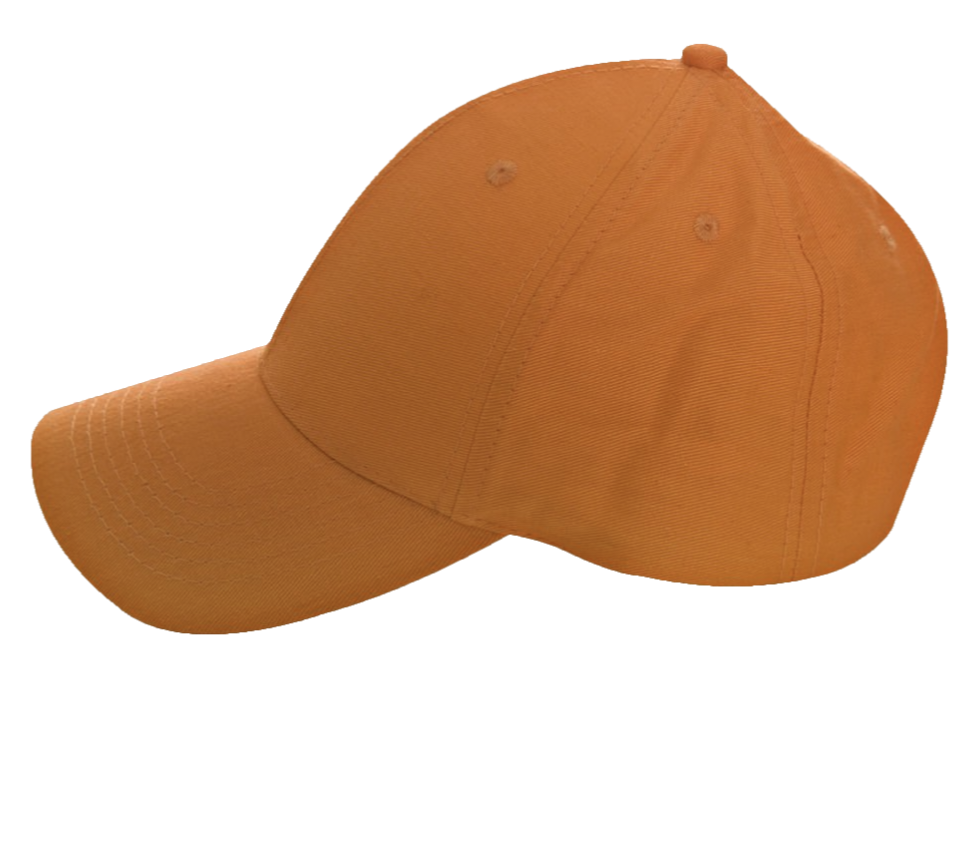 orange Baseball Cap PNG