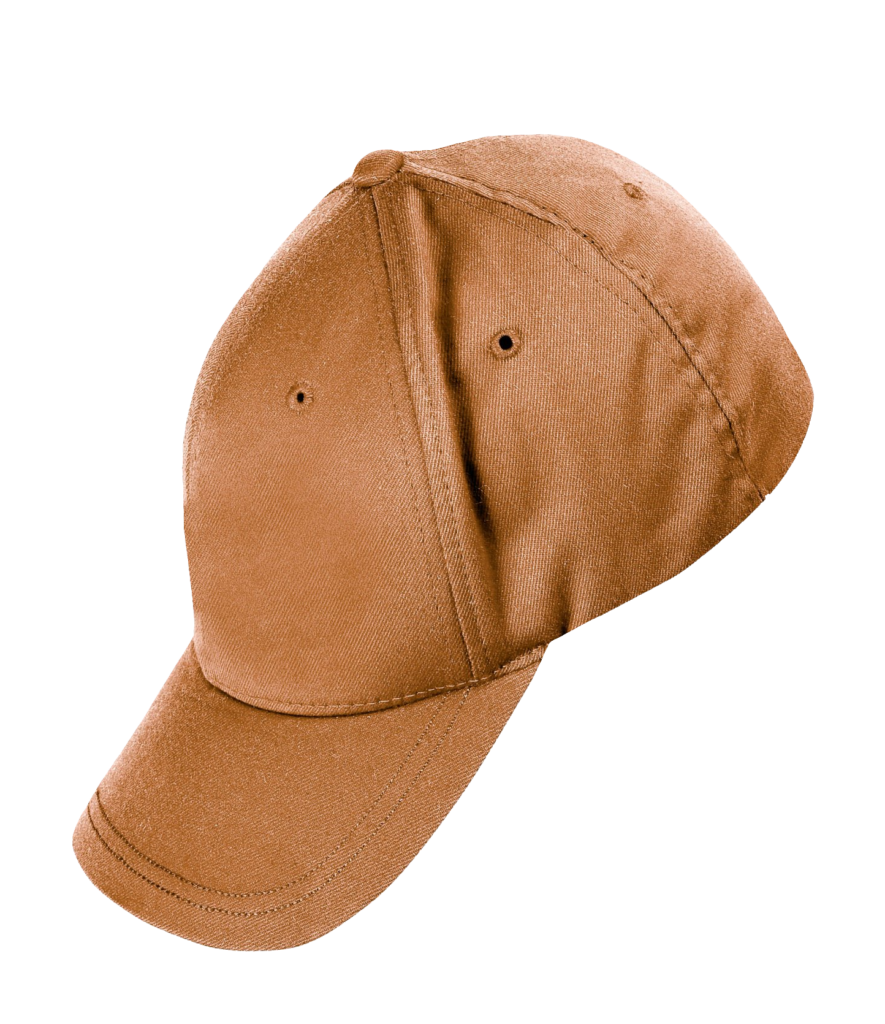 Golden brown Baseball Cap PNG