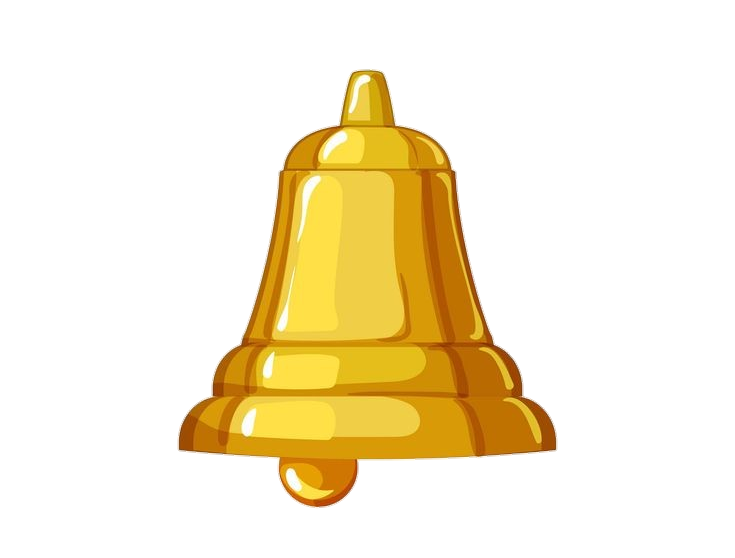 Golden Bell Clipart Png