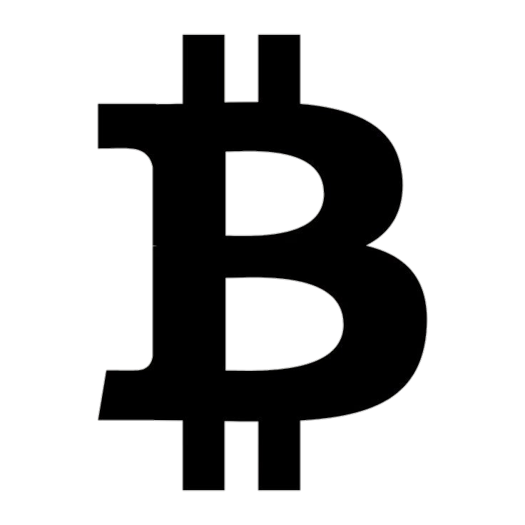 Bitcoin Black Symbol Png