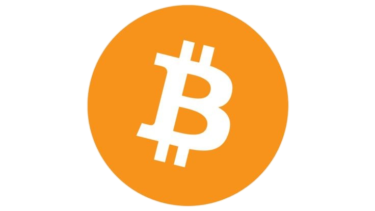 Orange Bitcoin PSD Png