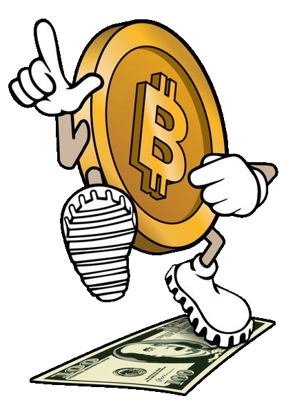 Cartoon Bitcoin Png
