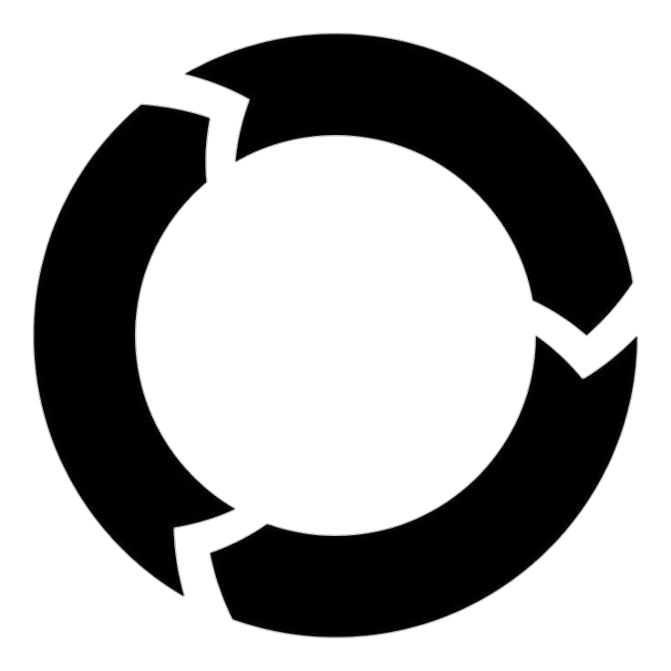 Black Circle vector Logo PNG