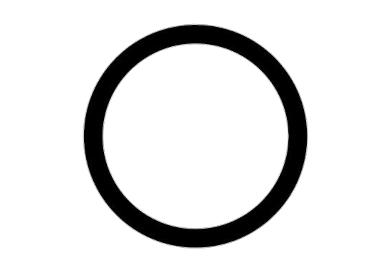 Black Circle Vector PNG