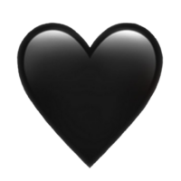 Black Heart Png image