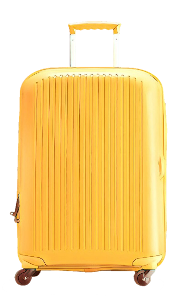 Yellow Luggage Png