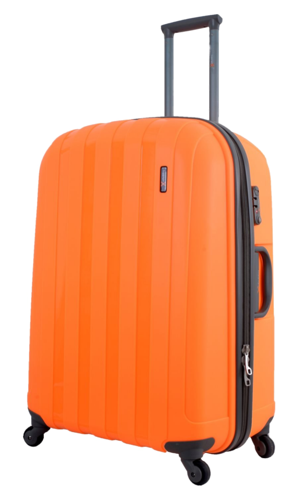 Orange Luggage Png