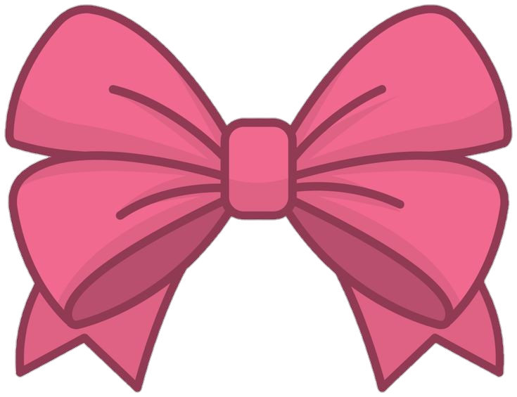 Pink Girl Bow Tie Vector Png