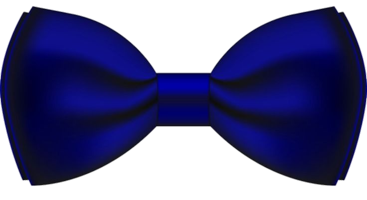 Royal Blue Bow Tie Png