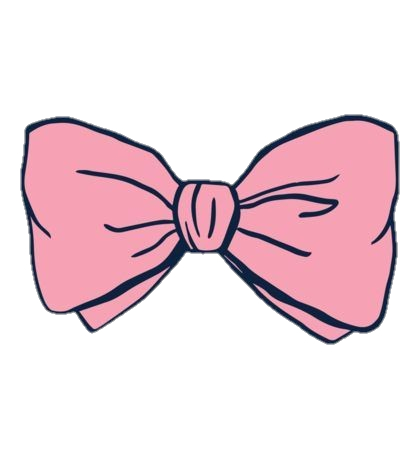Pink Bow Tie Drawing Png
