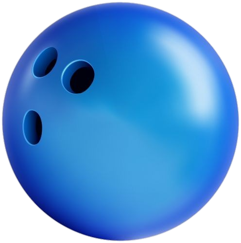 Blue Bowling Ball Png