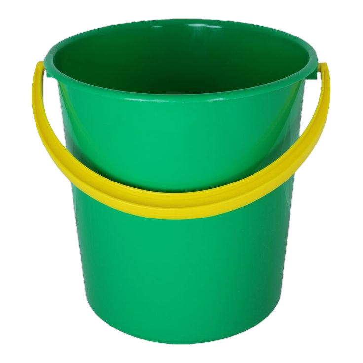Plastic Green Bucket Png