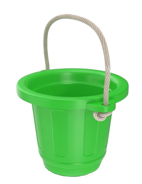Green Bucket Png