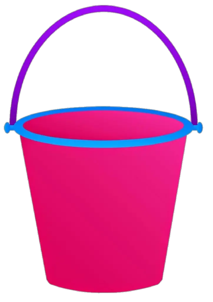 Pink Bucket Clipart Png