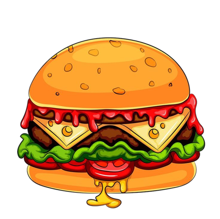 Animated Burger Png