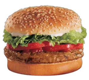 transparent background with burgers