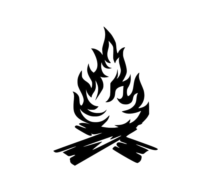 Campfire Silhouette Png