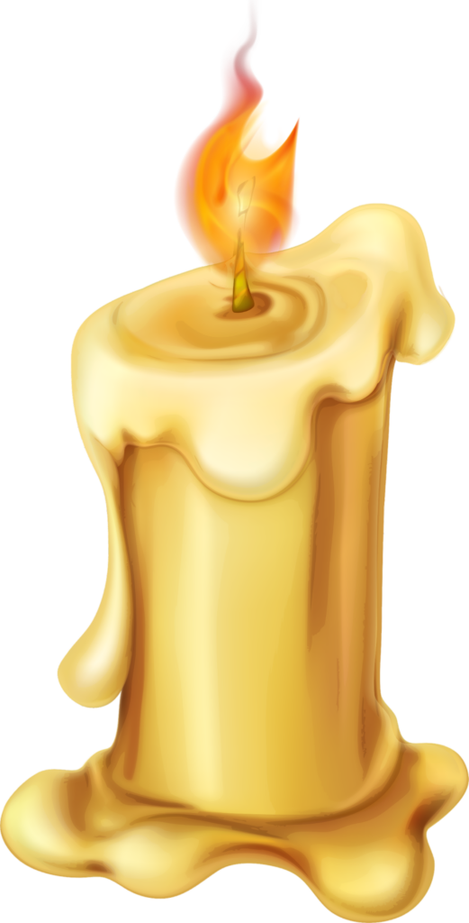Yellow Candle clipart Png