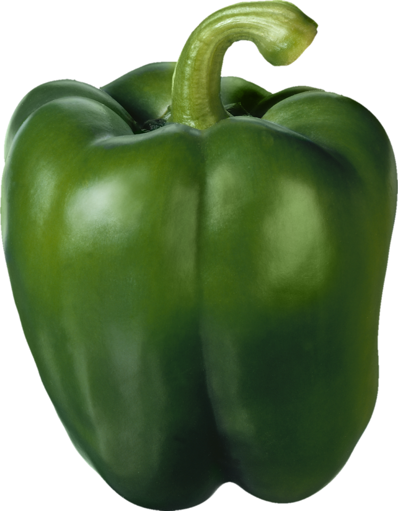 Green Capsicum vegetable png